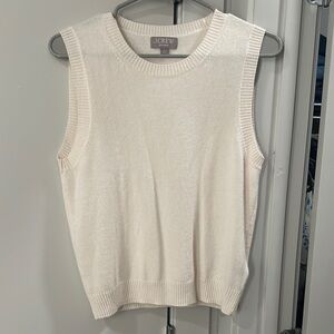 J. Crew Cream Crew Neck Sweater